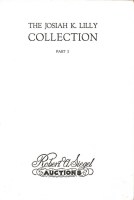Josiah K. Lilly Part 1 sale catalogue