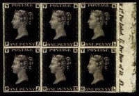 Sale Number 776, Lot Number 33, GREAT BRITAIN, 1840, 1p Black, V.R. Official (O1; SG V1)