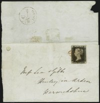 Sale Number 913, Lot Number 1018, 1840, 1p Black (1; SG 2)