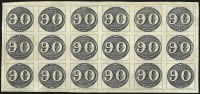 Sale Number 957, Lot Number 32, 1843, 90r Black, Intermediate Impression (3)