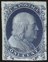 Sale Number 967, Lot Number 4081, 1c Blue, Ty. Ia (6)