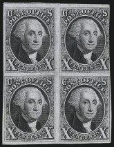 Sale Number 1023, Lot Number 2030, 10c Black (2)