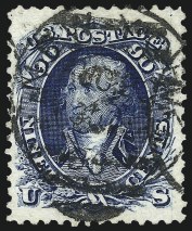 Sale Number 1034, Lot Number 120, 90c Blue, Re-Issue (111)
