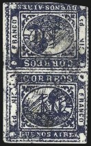 The only surviving pair of the Barquitos Issue, sold by Siegel in 2008 for $661,250