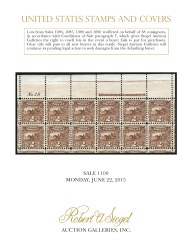 Sale No. 1100 — Siegel Auction Galleries