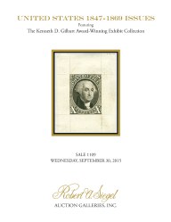 Sale No. 1109 — Siegel Auction Galleries