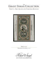 Sale No. 1137 — Siegel Auction Galleries