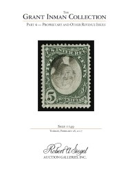 Sale No. 1149 — Siegel Auction Galleries