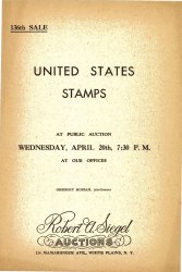 Sale No. 136 — Siegel Auction Galleries