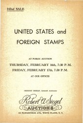 Sale No. 142 — Siegel Auction Galleries