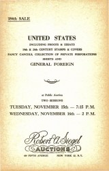 Sale No. 184 — Siegel Auction Galleries