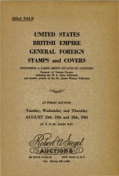 Sale No. 262 — Siegel Auction Galleries