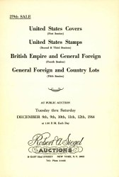 Sale No. 279 — Siegel Auction Galleries