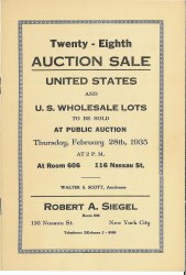 Sale No. 28 — Siegel Auction Galleries