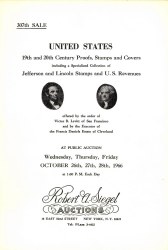 Sale No. 307 — Siegel Auction Galleries