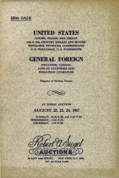 Sale No. 320 — Siegel Auction Galleries