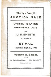 Sale No. 34 — Siegel Auction Galleries