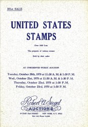 Sale No. 381 — Siegel Auction Galleries