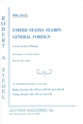 Sale No. 480 — Siegel Auction Galleries