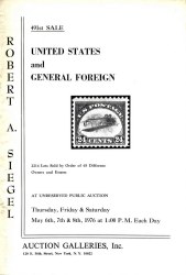 Sale No. 491 — Siegel Auction Galleries