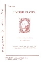 Sale No. 522 — Siegel Auction Galleries