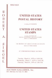 Sale No. 543 — Siegel Auction Galleries