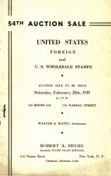 Sale No. 54 — Siegel Auction Galleries