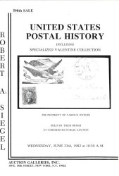 Sale No. 598 — Siegel Auction Galleries