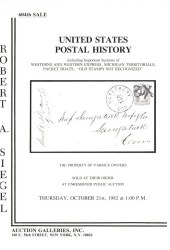 Sale No. 604 — Siegel Auction Galleries