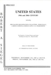 Sale No. 606 — Siegel Auction Galleries