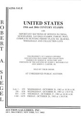 Sale No. 625 — Siegel Auction Galleries