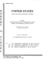 Sale No. 643 — Siegel Auction Galleries