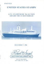 Sale No. 673 — Siegel Auction Galleries