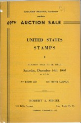 Sale No. 69 — Siegel Auction Galleries