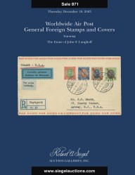 Sale No. 871 — Siegel Auction Galleries