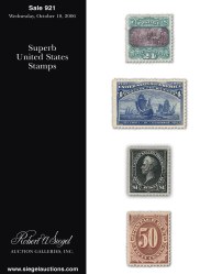 Sale No. 921 — Siegel Auction Galleries