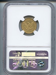 Liberty Gold, $3, 1842 - O, 7726, Reverse