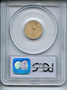 Liberty Gold, $3, 1861 - , 7794, Reverse