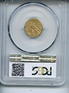 Indian Gold, $3, 1908 - , 7939, Reverse