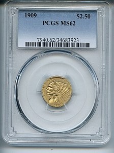 Indian Gold, $3, 1909 - , 7940, Obverse