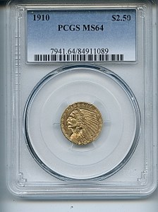 Indian Gold, $3, 1910 - , 7941, Obverse