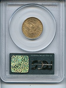 Liberty Half Eagle, $5, 1886 - S, 8370, Reverse