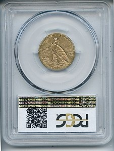 Indian Half Eagle, $5, 1912 - , 8523, Reverse