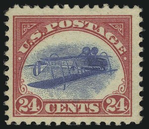The first Inverted Jenny sold by Siegel at auction Position 84