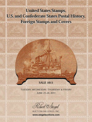 Catalog Cover Sale no. 1011 — Siegel Auction Galleries