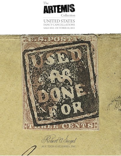 Catalog Cover Sale no. 1012 — Siegel Auction Galleries