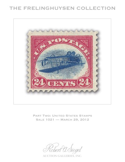 Catalog Cover Sale no. 1021 — Siegel Auction Galleries