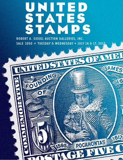 Catalog Cover Sale no. 1050 — Siegel Auction Galleries