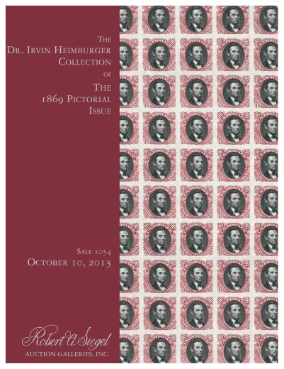 Catalog Cover Sale no. 1054 — Siegel Auction Galleries