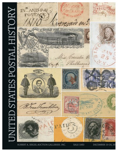 Catalog Cover Sale no. 1063 — Siegel Auction Galleries